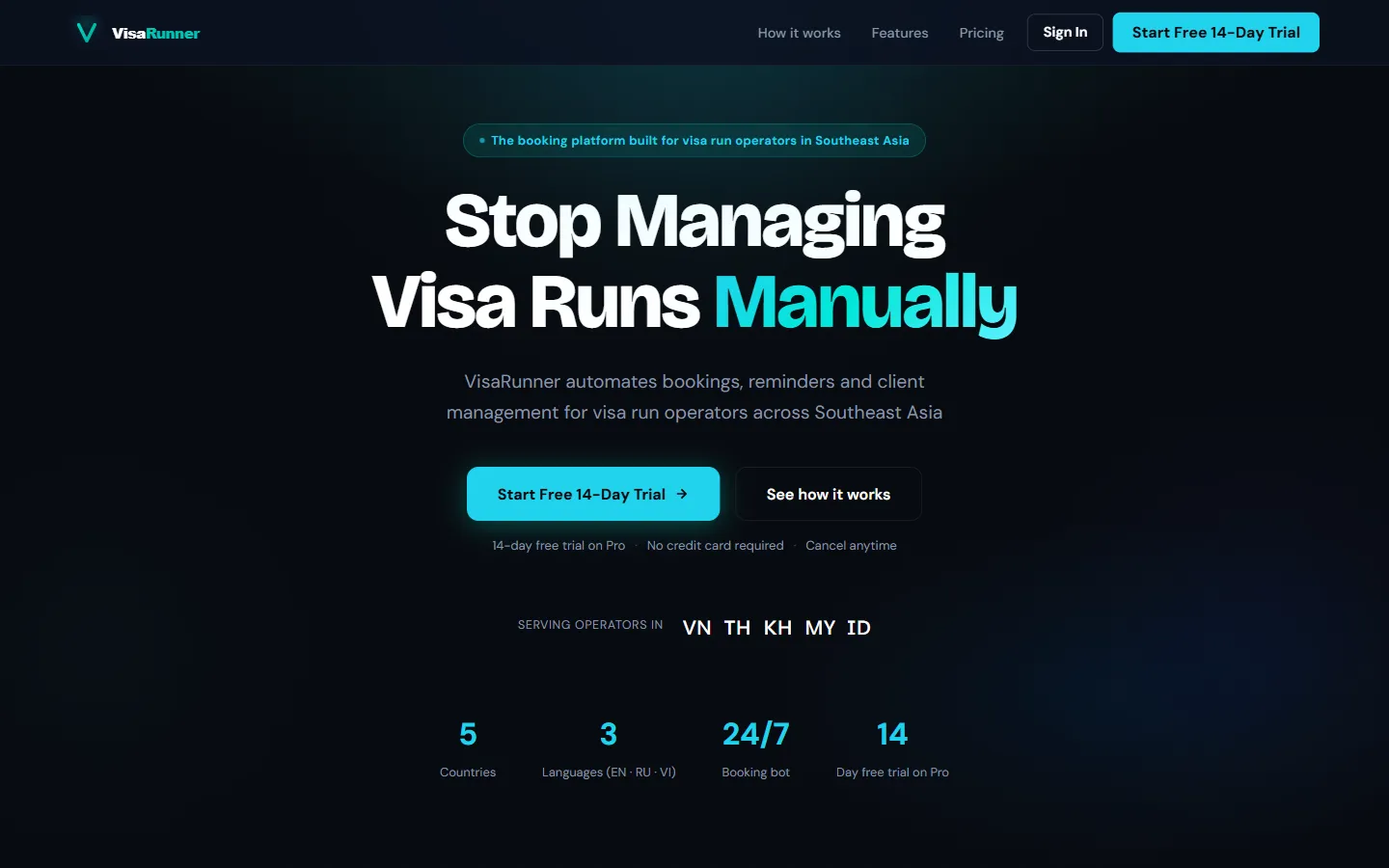 VisaRunner - разработка INSITE