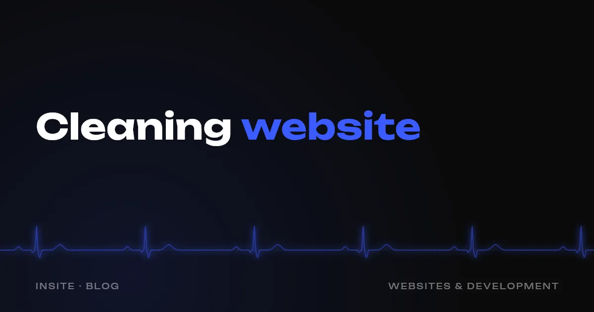 Website for a cleaning company: how to turn an estimate into a request - INSITE