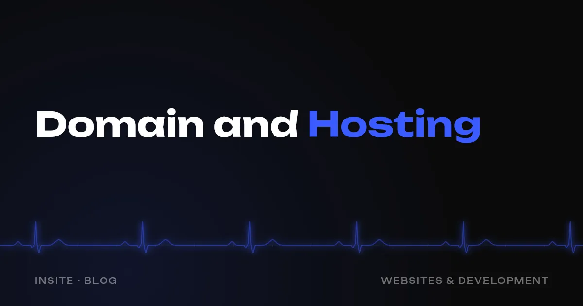 Domain and Hosting: What They Are and Whose Name They Go In - INSITE