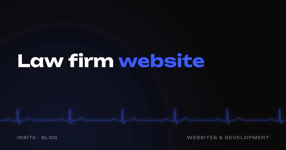 Website for a law firm: trust without promises - INSITE