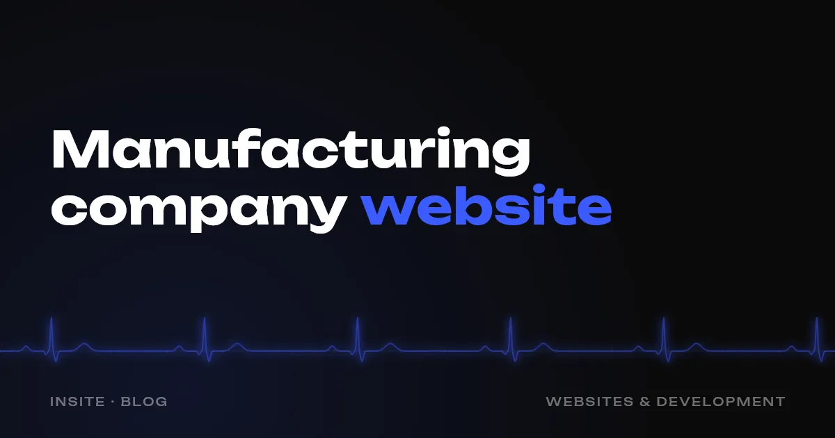 Website for a manufacturing company: how to get wholesale requests - INSITE