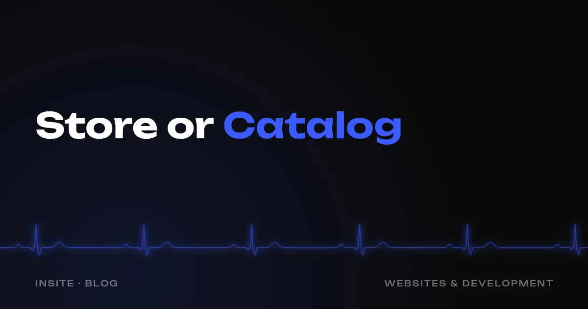Online Store or Catalog Website: What Your Business Needs - INSITE