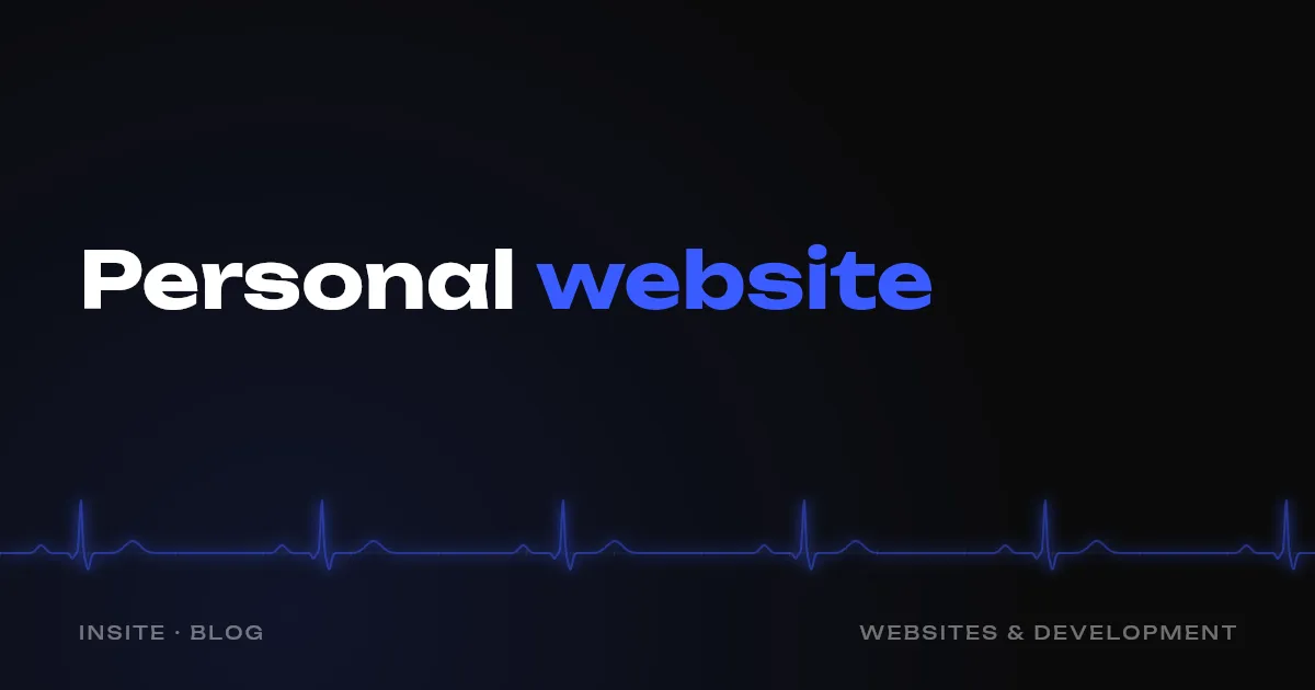 Personal website for a specialist: what to show on it - INSITE