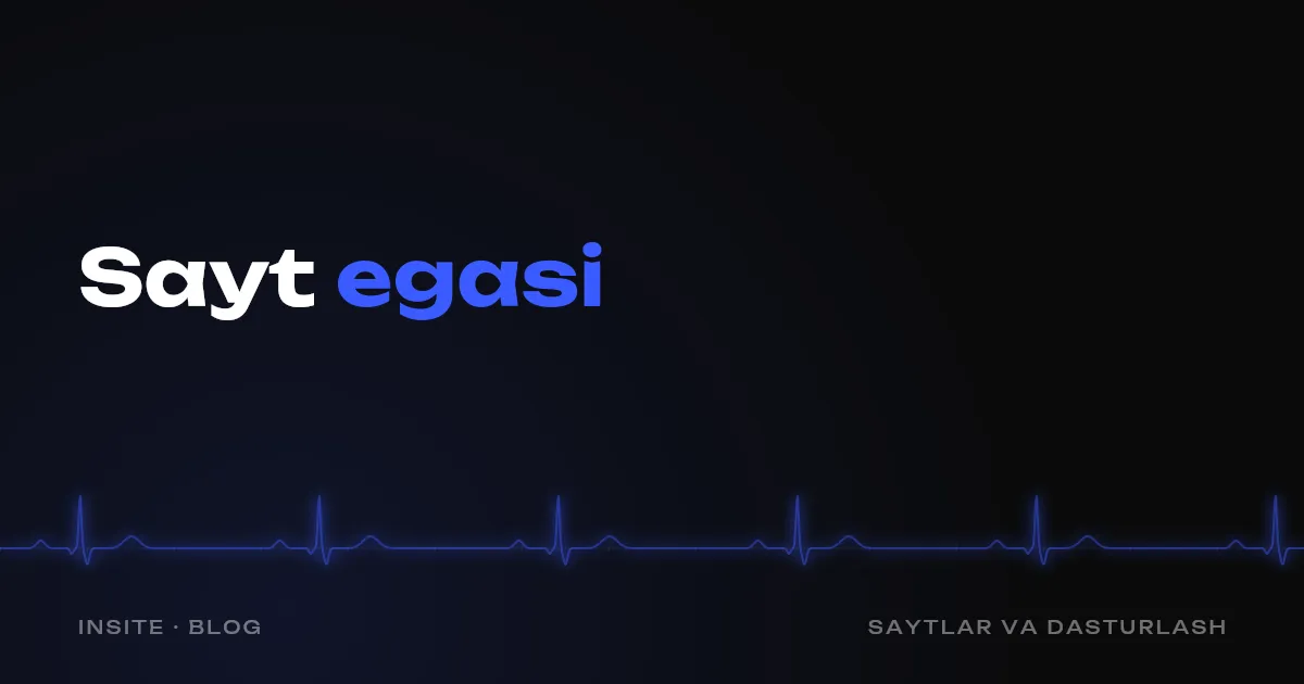 Topshirilgandan keyin sayt kimga tegishli: qo'lingizda nima bo'lishi kerak - INSITE