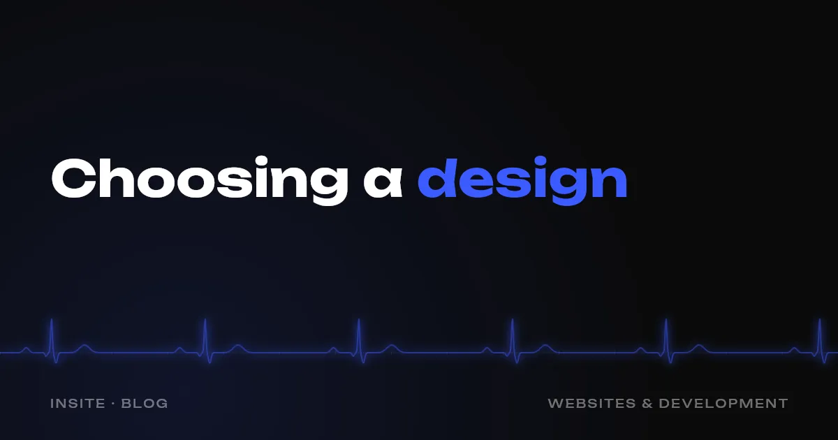 Template or custom website design: when a template is enough - INSITE