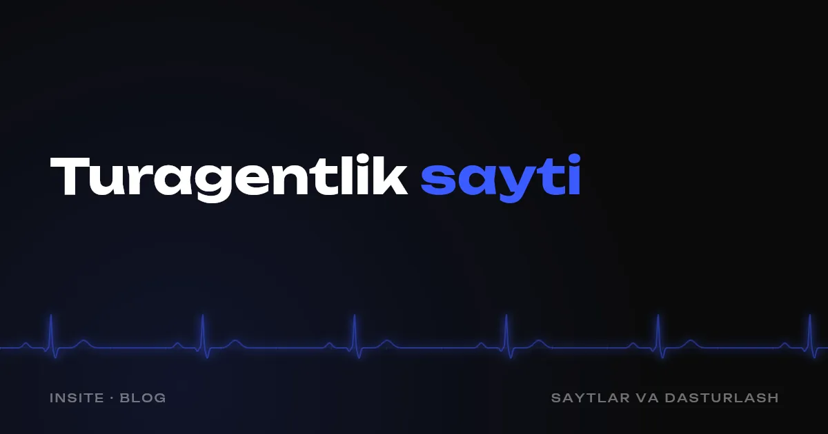 Turagentlik uchun sayt: tur tanlashga arizalarni qanday olish kerak - INSITE