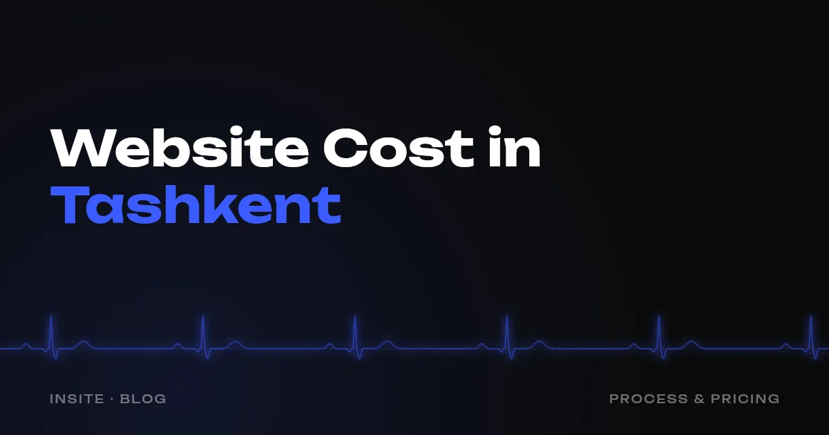 How much does a website cost in Tashkent in 2026
