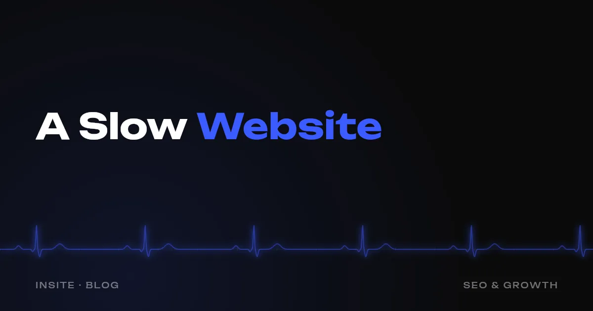 Why Your Website Loads Slowly and What to Do - INSITE